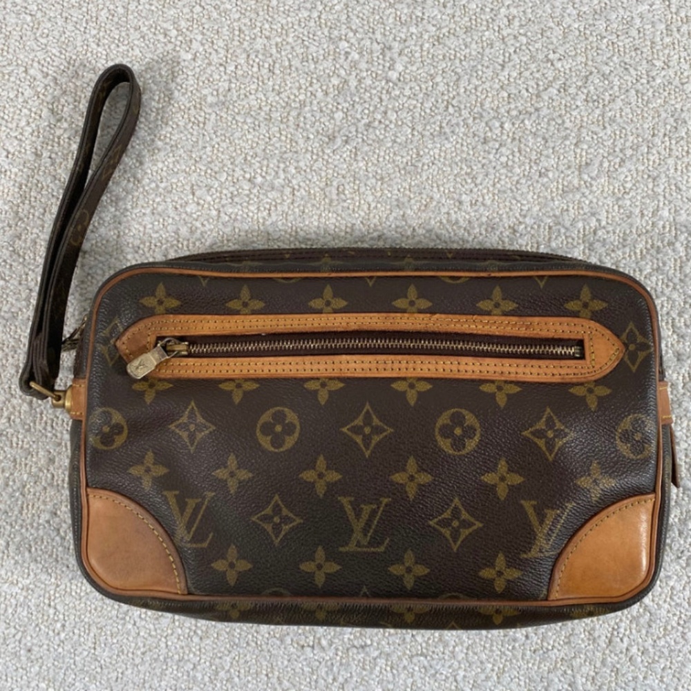 Authentic Pre-Owned Louis Vuitton Monogram Marly Dragonne Wristlet Clutch